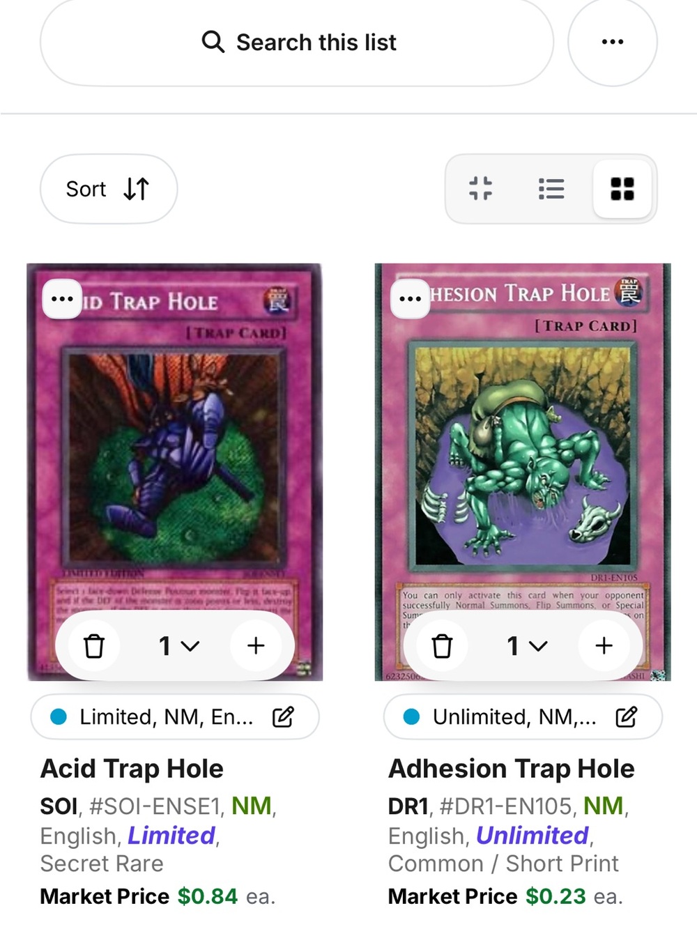 Yu-Gi-Oh! Acid Trap Hole Art Print - Purple Trap Card Design